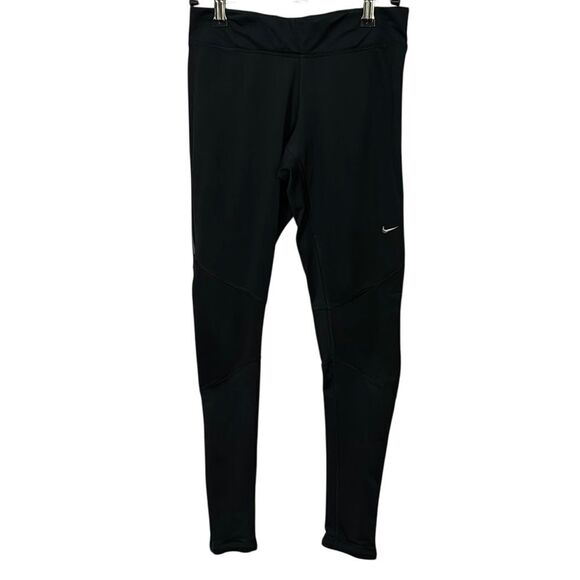 Nike Pants - Nike Black Leggings‎ Zipper Legs XS